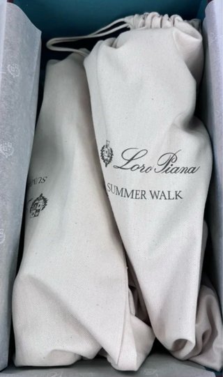 Zapatos Loro Piana ante Beige