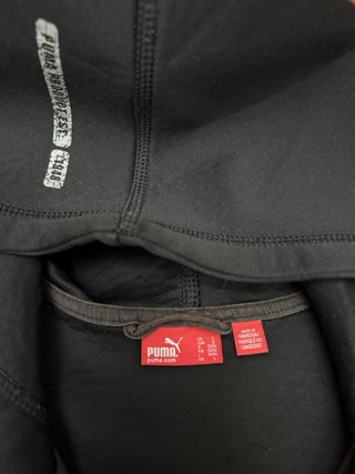 Sudadera Puma Neopreno Negra y Plateada