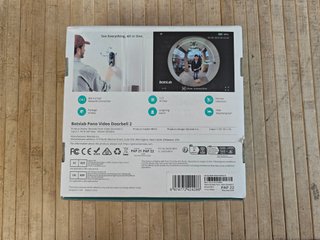 BOTSLAB R810 Timbre Inalámbrico con Cámara, 5MP