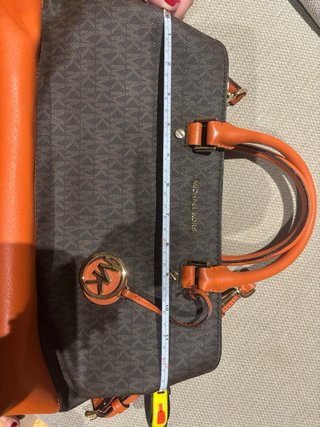 Bolso Michael Kors Marrón y Naranja Original