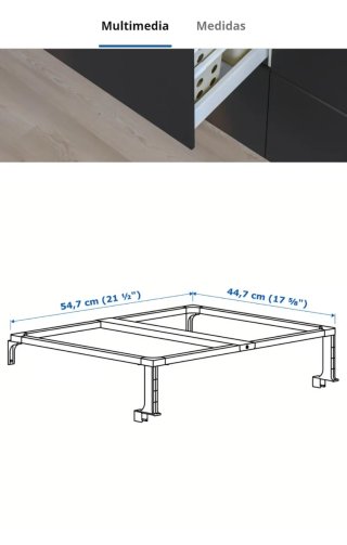 Estructura para cubos de basura IKEA HÄLLBAR