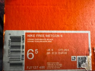 Nike Free Metcon 6 Scarpe da Allenamento Blu