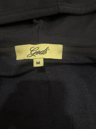 Sudadera con cremallera azul