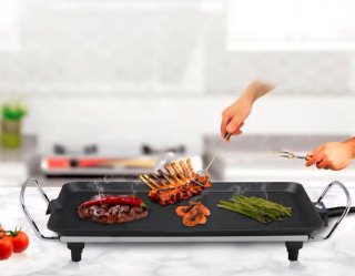 Plancha Eléctrica Grill 1500W 48x27cm