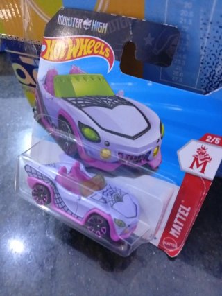 Hot Wheels Monster High Coche Lila