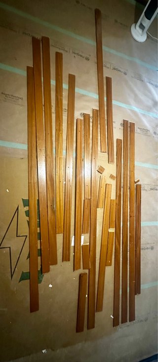 Lote de rodapié de madera – varias medidas