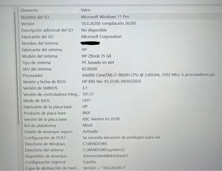 HP ZBook 15 G6 i7-9750H 32GB RAM