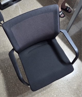 Sillas de oficina para reuniones (2 uds.)