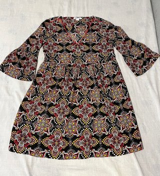 Vestido corto estampado Suiteblanco