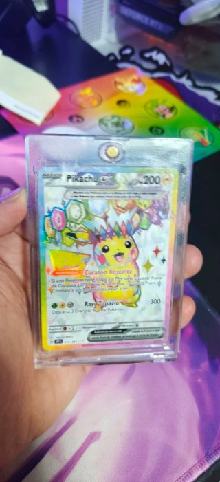 Pikachu EX Teracristal Carta Pokémon