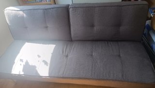 Sofá Cama Click Clack Gris Tela