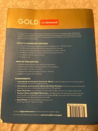 GOLD C1 ADVANCED EXAM LOTE NEW EDITION