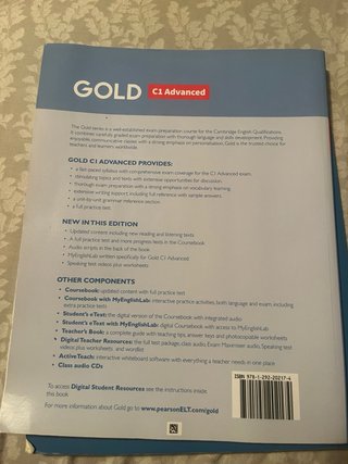 GOLD C1 ADVANCED EXAM LOTE NEW EDITION