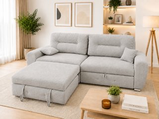 ENTREGA GRATIS!! Sofá Cama Chaise Longue con Arcon