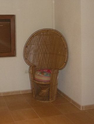 Sillón Pavo Real Vintage Ratán