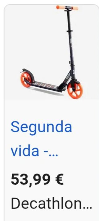 Patinete Oxelo como nuevo