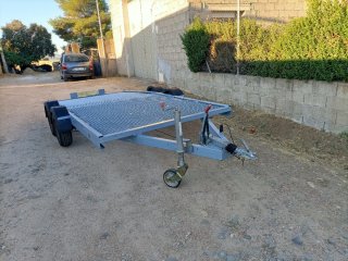 Remolque plataforma metálico