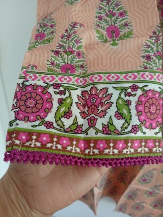 Túnica Zellbury Estampada Rosa y Verde