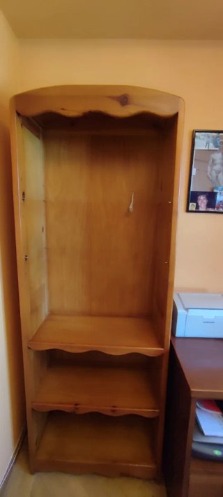 Estantería de pino macizo