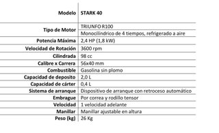 Motoazada Stark 40