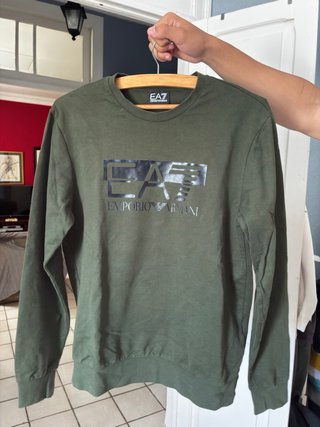 Jersey Emporio Armani EA7 Talla S Verde Oliva