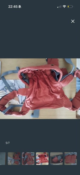Mochila Portabebés Boba X Red Rock sin estrenar