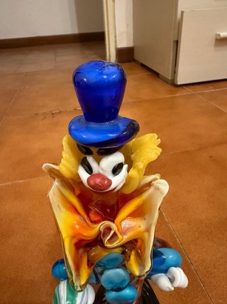 Pupazzo Vetri Murano Clown
