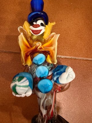 Pupazzo Vetri Murano Clown