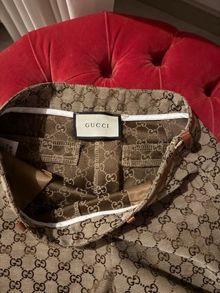 Shorts Gucci Beige/Marrone - 2 Usi