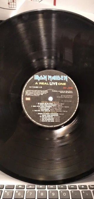 Iron Maiden LP A Real Live One