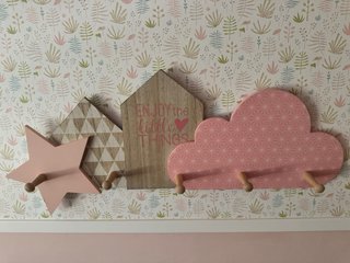 Decoración infantil: estrella y casa
