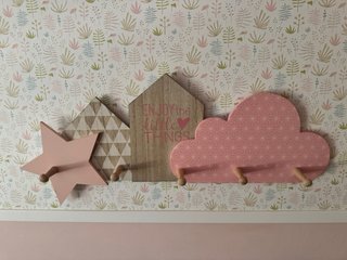 Decoración infantil: estrella y casa