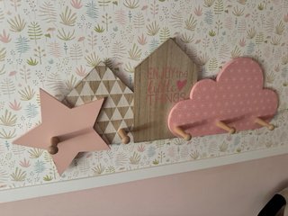 Decoración infantil: estrella y casa