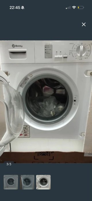 Lavadora Balay de 8kg de capacidad.