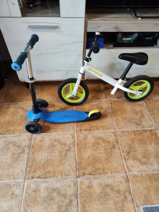 SE REGALA  Patinete y Bici sin pedales B'TWIN