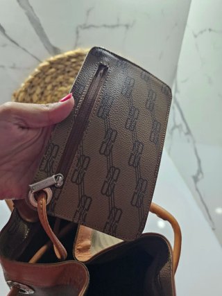 Zaino Balenciaga Beige e Marrone
