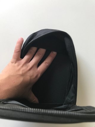 Sacchetta SEAT rigida sul retro con velcro