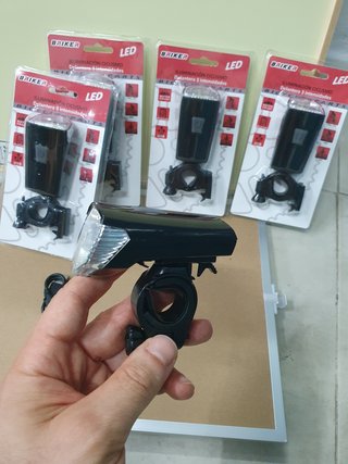 Lote 4 Luces LED Ciclismo Delanteras Briker