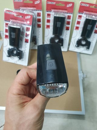 Lote 4 Luces LED Ciclismo Delanteras Briker