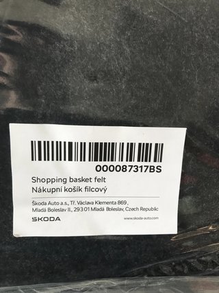 Borsa per bagagliaio - multiuso marca Skoda