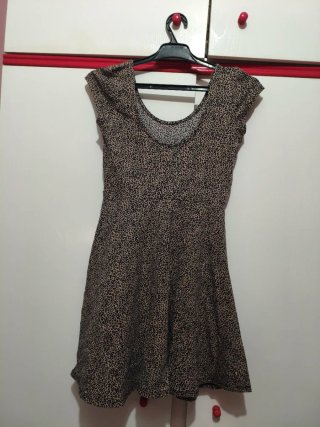 Vestido estampado animal print