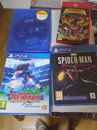 Videojuegos Nintendo Switch y PS4