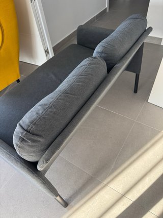 Sofá 2 plazas Ikea Glostad gris