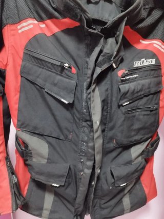 Chaqueta Moto Negra y Roja talla 3XL/58