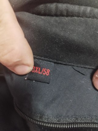 Chaqueta Moto Negra y Roja talla 3XL/58