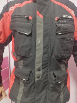 Chaqueta Moto Negra y Roja talla 3XL/58