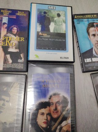 Colección DVD Clásicos Cine famosos desliza fotos