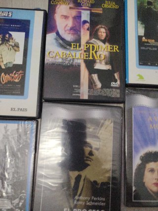Colección DVD Clásicos Cine famosos desliza fotos
