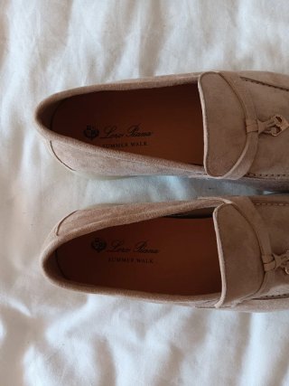 Loro Piana Mocasines Verano Piel Metal