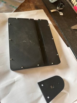 Soporte matrícula moto delgado